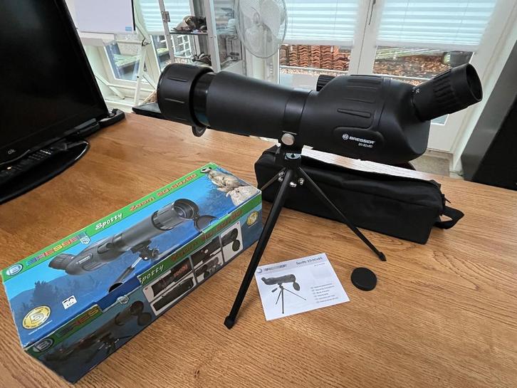 Telescoop Zoom 20-60x60mm, compleet, Bresser, Audio, Tv en Foto, Optische apparatuur | Telescopen, Nieuw, Lenzentelescoop (refractor)