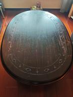 Stevige houten tafel, Huis en Inrichting, Tafels | Salontafels, Ophalen, Gebruikt, 50 tot 75 cm, Eikenhout