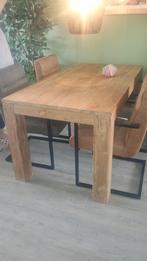 Meubels -Teak-, Huis en Inrichting, Tafels | Eettafels, Ophalen, Gebruikt, Teakhout, 50 tot 100 cm