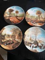 Vintage wandbordjes 4 jaargetijden, Ophalen