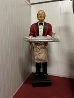 Grote Oude butler met dienblad en bril, Ophalen, Nieuw, Mens