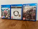 PS4 Games: Farcry 4, Elder Scrolls, Call of Duty, Avontuur en Actie, Online, Vanaf 18 jaar, 1 speler