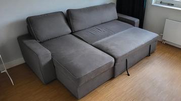 Ikea Vilasund slaapbank hoekbank met opbergbak beschikbaar voor biedingen