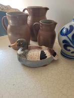 Oude paté pot merk Caugant