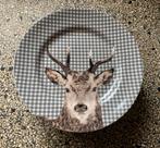 Bastion Collections Ontbijtbordjes Hert - 8 stuks, Huis en Inrichting, Nieuw, Ophalen of Verzenden, Bord(en), Overige stijlen