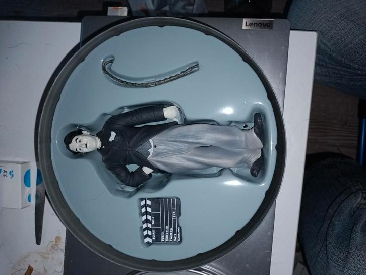 Charlie Chaplin figure in filmrol blik, Verzamelen, Film en Tv, Actiefiguur of Pop, Ophalen of Verzenden