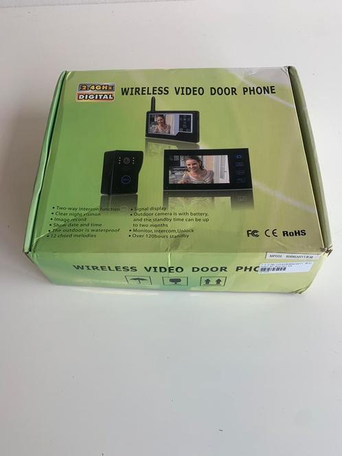 2.4 GHz Digital Wireless Video Door Phone, nieuw in doos, Huis en Inrichting, Deurbellen, Nieuw, Draadloos, Ingebouwde camera