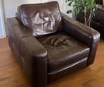 Natuzzi lederen fauteuil, Huis en Inrichting, Ophalen, Gebruikt, 100 tot 125 cm, Leer
