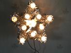 Vintage kerstboompiek kerstster met licht, Diversen, Kerst, Ophalen of Verzenden, Zo goed als nieuw
