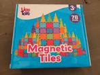 78 pcs magnetic tiles, Nieuw, Overige merken, Ophalen of Verzenden