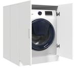 Wasmachinekast wasmachineombouw wit GRATIS BEZORGD!, Verzenden, Nieuw, Wit