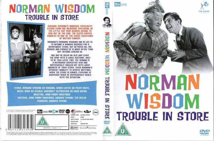 Trouble in Store 1953 DVD Norman Wisdom, Margaret Rutherford, Cd's en Dvd's, Dvd's | Klassiekers, Zo goed als nieuw, 1980 tot heden