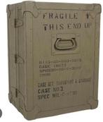 Metalen militaire kist koffer metaal voor onderdelen, Verzamelen, Militaria | Algemeen, Ophalen, Kist of Geocache, ., .