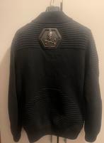 Philipp Plein Trui Zwart - Logo Rug - Nieuw!, Ophalen of Verzenden, Nieuw, Maat 46 (S) of kleiner, Zwart
