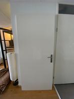 Witte binnendeur, Ophalen, Gebruikt, 80 tot 100 cm, Binnendeur