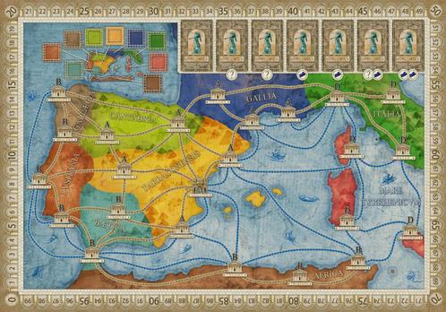 Concordia – Map Byzantium / Hispania, Hobby en Vrije tijd, Gezelschapsspellen | Bordspellen, Nieuw, Een of twee spelers, Drie of vier spelers