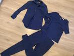 3 delig travelstof set Studio Anneloes broek top L blouse M, Studio Anneloes, Blauw, Maat 42/44 (L), Ophalen of Verzenden