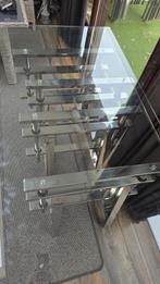 2 x Stelbare Glastafel - Modern Design, Huis en Inrichting, Ophalen, 50 tot 100 cm, 75 cm of meer, Modern
