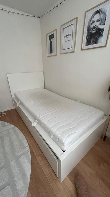 IKEA Malm 1 persoonsbed - In goede staat! - afbeelding 1