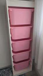 Kast met roze bakken, Huis en Inrichting, Kasten | Kledingkasten, Ophalen, Overige materialen, Minder dan 50 cm, Gebruikt