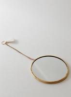 SPIEGEL ROND MET KWASTJE - XS | BYBAZZ (NIEUW), Minder dan 50 cm, -, -, Rond