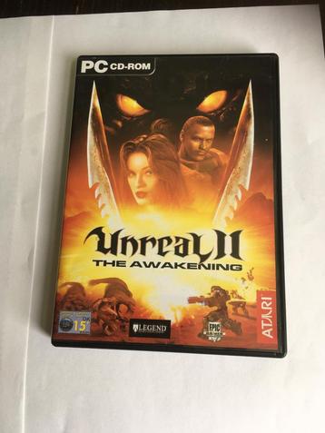 unreal II 1 2 the awakening pc game (3 cd's)