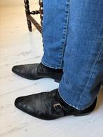 Santoni nubuck leder, Kleding | Heren, Ophalen of Verzenden, Zo goed als nieuw, Blauw