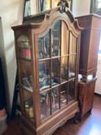 Antieke vitrinekast, Ophalen, Gebruikt, 25 tot 50 cm, 150 tot 200 cm