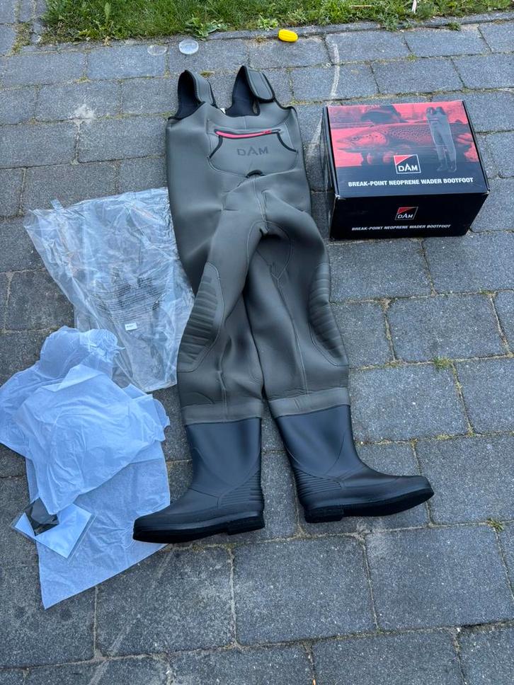 Nieuw dam neopreen waakpak bootfoot maat 40-41, Watersport en Boten, Hengelsport | Roofvissen, Nieuw, Overige typen, Ophalen of Verzenden