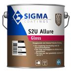 3x Sigma S2U Allure Gloss 9010 Lakverf 2.5L, Doe-het-zelf en Verbouw, Wit, Nieuw, Ophalen of Verzenden, Lak