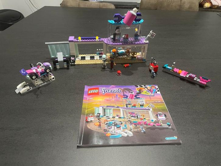 LEGO Friends Kart Creatieve Tuningshop - 41351, Kinderen en Baby's, Speelgoed | Duplo en Lego, Zo goed als nieuw, Lego, Complete set