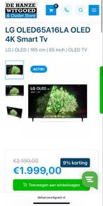 LG OLED65A16LA - 65 inch OLED TV - Nieuwstaat, Audio, Tv en Foto, Televisies, Nieuw, OLED, Ophalen of Verzenden, 100 cm of meer