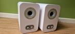 Topkwaliteit boekenplankspeakers – Q Acoustics 3020i wit, Audio, Tv en Foto, Luidsprekers, Zo goed als nieuw, 120 watt of meer