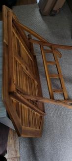 Opklapbare houten tuintafel NIEUW!, Ophalen of Verzenden, Nieuw, Rechthoekig, Hout
