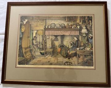 Jan Strube Boereninterieur omstreeks 1900 beschikbaar voor biedingen