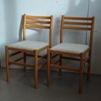 Vintage eetkamer stoelen, Ophalen, Hout, Twee, Bruin