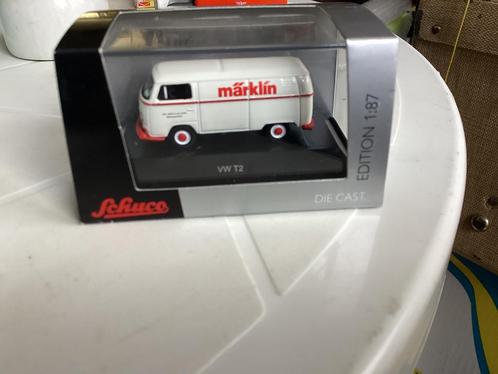 Schuco VW T2 met marklin reclame nieuw in ovp, Hobby en Vrije tijd, Modeltreinen | H0, Nieuw, Gelijkstroom of Wisselstroom, Overige merken