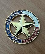 Coin 4 Fort Hood Texas USA, Verzenden, Landmacht, Amerika, Embleem of Badge