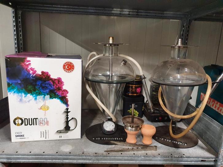 Oduman N5 waterpijp shisha  adalya al fakher, Verzamelen, Rookartikelen, Aanstekers en Luciferdoosjes, Gebruikt, (Water)pijp, Ophalen of Verzenden