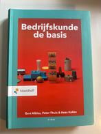 Bedrijfskunde de basis - 6e druk zachte kaft, Verzenden, Zo goed als nieuw, MBO