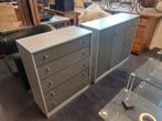2 bijzonder fraaie lage kasten ( 500832), Huis en Inrichting, Kasten | Ladekasten, Ophalen, Gebruikt, 50 tot 100 cm, Minder dan 100 cm