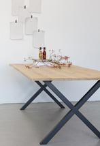 WOOOD tafelpoten Tablo X-poot metaal zwart 2 stuks, Ophalen, Zo goed als nieuw