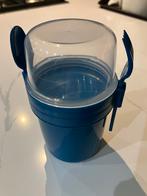 Nieuw! Muesli beker met apart bakje en bestek, Huis en Inrichting, Keuken | Keukenbenodigdheden, Ophalen of Verzenden, Nieuw