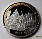 * LETLAND- Grote Penning Riga- ARCHITECTURE of RIGA *Ø 70mm, Verzenden