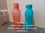 Tupperware ecofles 1l, nieuw, Ophalen of Verzenden, Nieuw, Rood, Overige typen