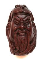 Japanse Samoerai Netsuke van Rosewood, Ophalen of Verzenden