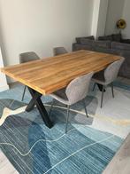 Dining table and 4 chairs, Ophalen, 50 tot 100 cm, Zo goed als nieuw, Vijf personen of meer