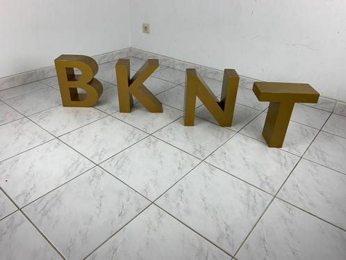 Vintage industriële letters jaren 80, Huis en Inrichting, Woonaccessoires | Tekstborden en Spreuken, Gebruikt, Ophalen of Verzenden