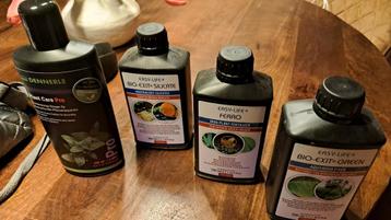 Aquarium vloeistoffen diversen zie foto's. beschikbaar voor biedingen