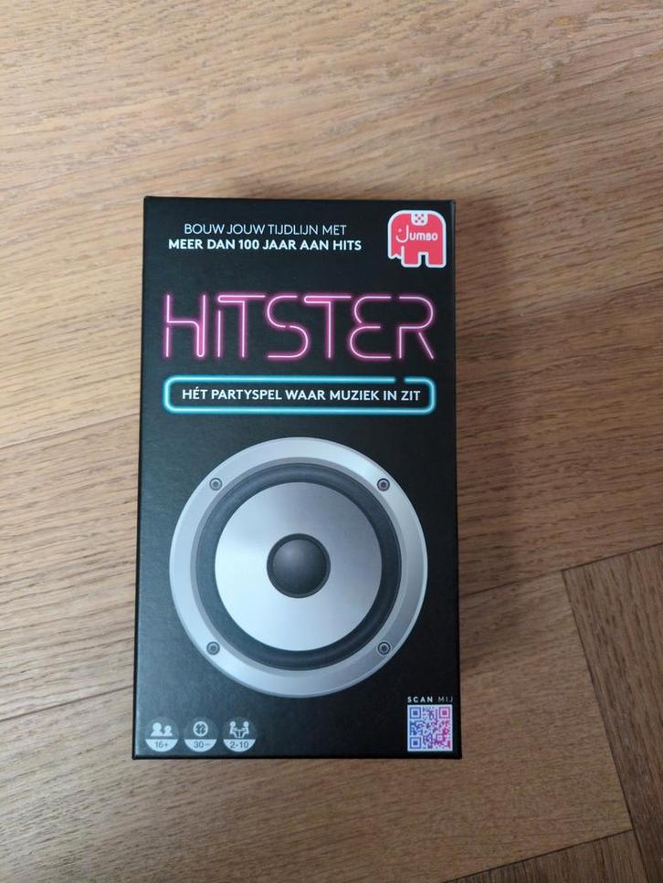 Hitster - Muziek Party Spel, Hobby en Vrije tijd, Gezelschapsspellen | Bordspellen, Zo goed als nieuw, Een of twee spelers, Drie of vier spelers